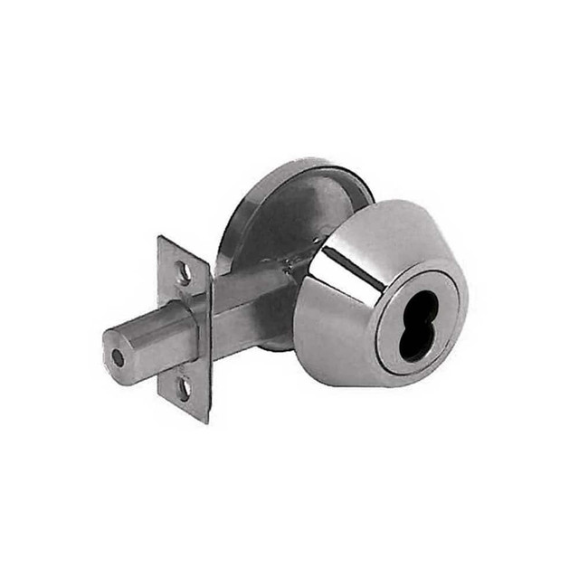 Tell Manufacturing DB2060-IC-32D Deadbolts; Deadbolt Type: Single Cylinder ; Key Type: Keyed Alike ; Mount Type: Through Hole ; Material: Steel ; Minimum Door Thickness: 1.375in ; Maximum Door Thickness: 1.75in