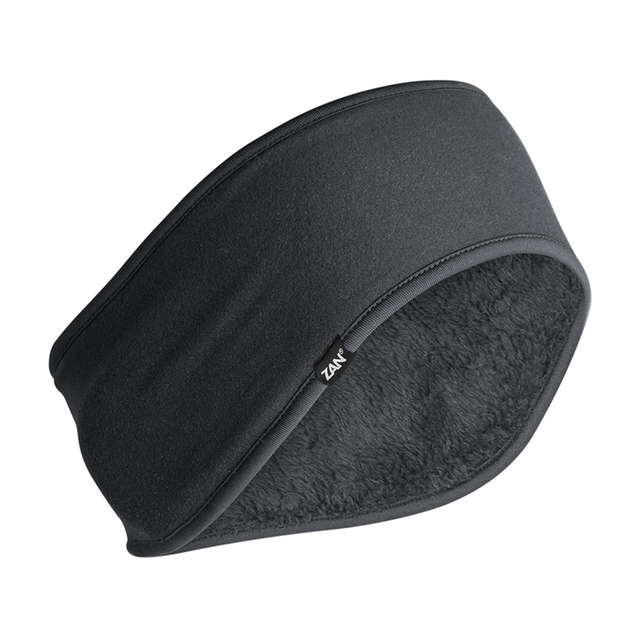Zan Headgear WEWH114 Ear Headband SportFlex High Pile Fleece - Black Zan Headgear WEWH114 Ear Headband SportFlex High Pile Fleece - Black