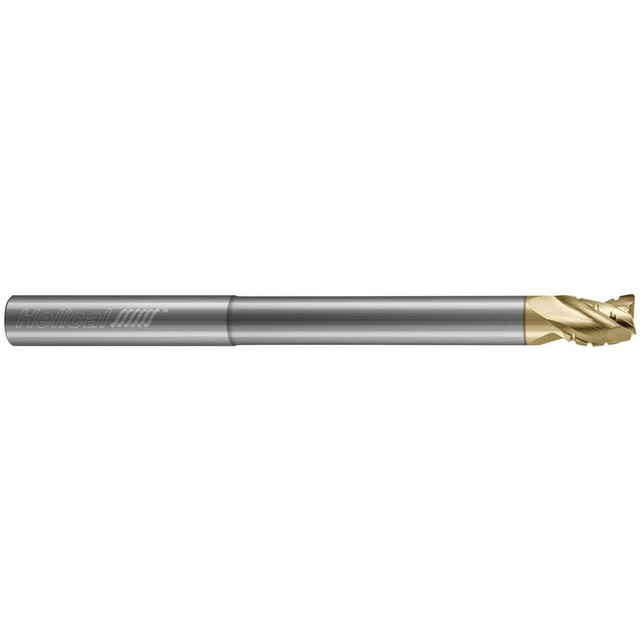 Helical Solutions 46476 Corner Radius End Mill: 5/8" Dia, 3/4" LOC, 0.03" Radius, 3 Flutes, Solid Carbide