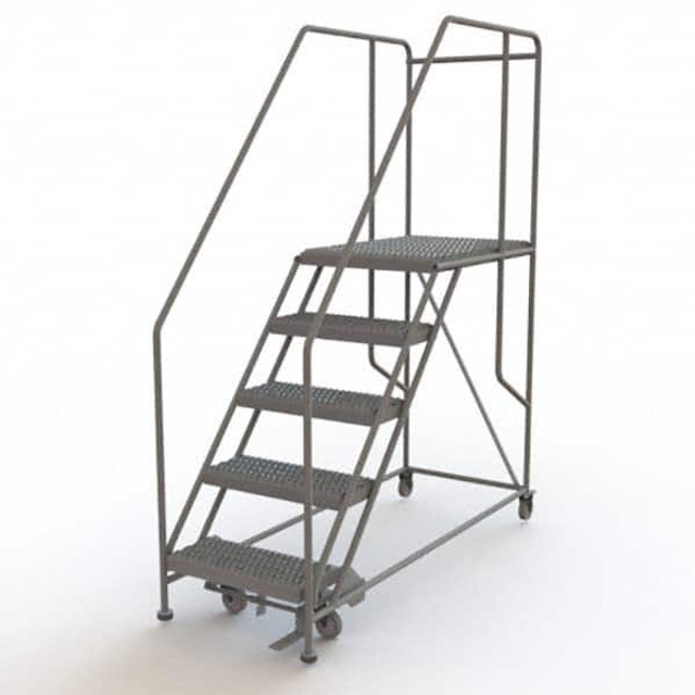 TRI-ARC WLWP152436SL Steel Rolling Ladder: 5 Step
