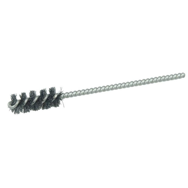 Weiler 21240 Power Tube Brush: Helical, Stainless Steel