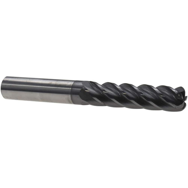 Accupro 6503067 Corner Radius End Mill: 1/2" Dia, 2" LOC, 0.1200" Radius, 5 Flute, Solid Carbide