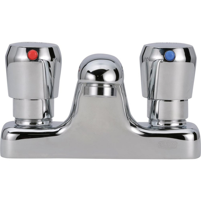 Zurn Z86500-XL-3M Lavatory Faucets; Inlet Location: Bottom ; Spout Type: Fixed ; Inlet Pipe Size: 3/8 ; Inlet Gender: Male ; Handle Type: Knob Metering ; Maximum Flow Rate: 0.5