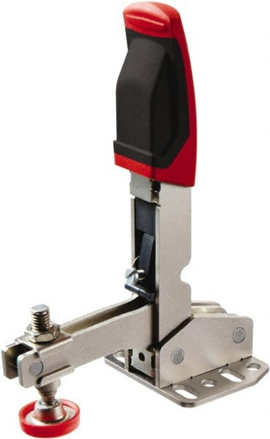 Bessey STC-VH50 Manual Hold-Down Toggle Clamp: Vertical, 700 lb Capacity, U-Bar, Flanged Base