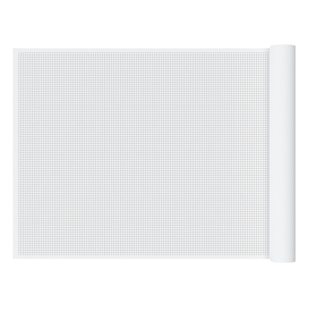 GEYER INSTRUCTIONAL PRODUCTS Geyer Instructional Products 1cm Graph Paper Roll, 36" x 120", Black