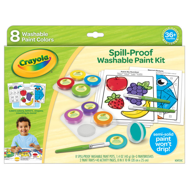 CRAYOLA LLC Crayola® Spill-Proof Washable Paint Kit