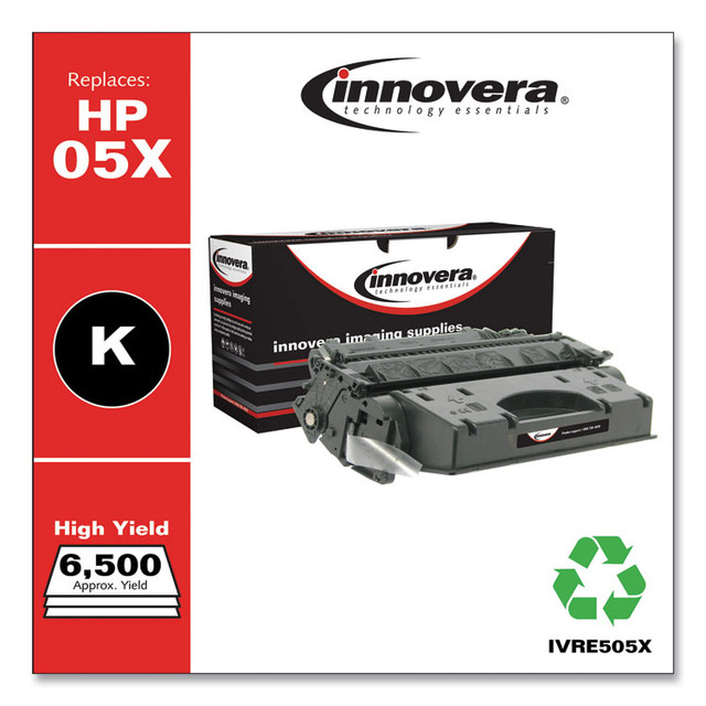 INNOVERA E505X Remanufactured Black High-Yield Toner, Replacement for 05X (CE505X), 6,500 Page-Yield