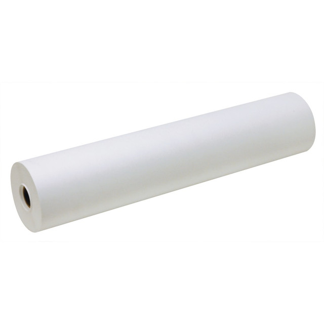 Get creative with easel roll paper, allowing for easy dispensing when inspiration strikes. This heavy sulphite drawing paper roll accepts wet and dry media to suit your project needs.  Pacon paper comes on a convenient dispenser roll with end caps.  Fits most standard easels.  Drawing paper is 18in x 200ft.  Standard bright white drawing paper.  Easily dispenses from standard size dispensers.  SFI Certified.