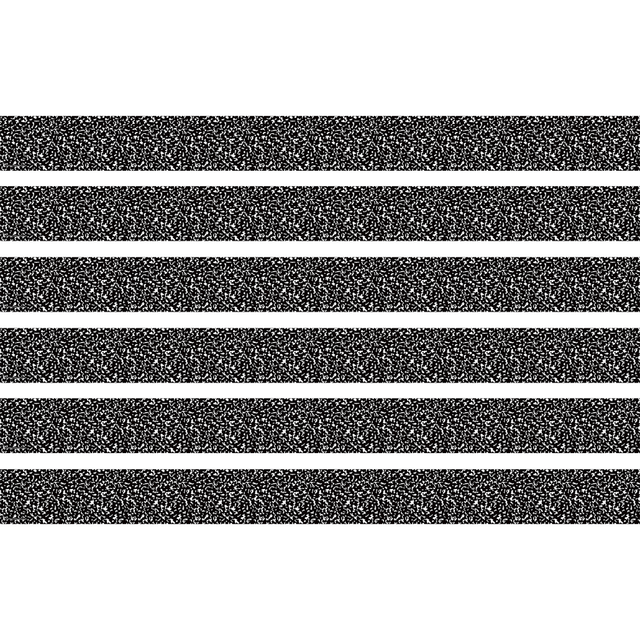 Create a special bulletin board theme with these vibrant border trim strips.  Use this colorful border trim to liven up your classroom!  Create fresh looks for bulletin boards, windows, walls, and class projects.  Layer them for extra impact. Or mix and match them with coordinating products (stickers, notepads, awards, etc.) to promote a classroom theme  Each pack includes 12 strips for 35ft of trim.  Sold as 6 packs for a total of 72 strips (210ft).