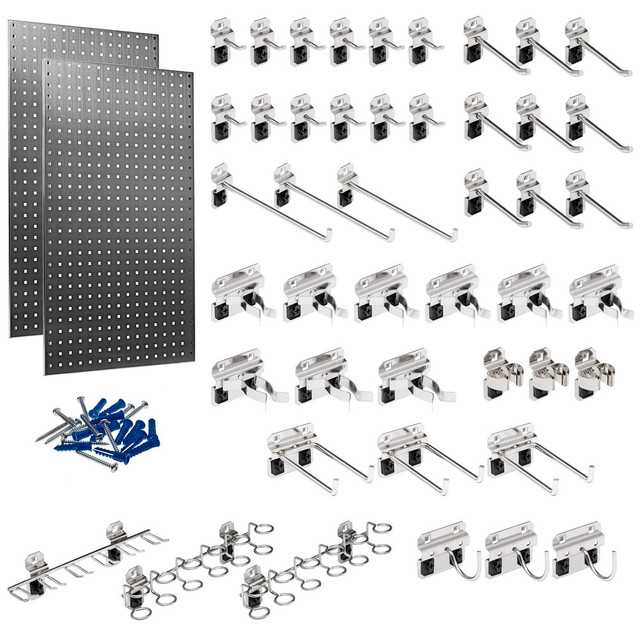 Triton Products LB2-SKit Pegboard Kit: Square Holes, 24" High, 42-1/2" Wide, 0.5625" Deep