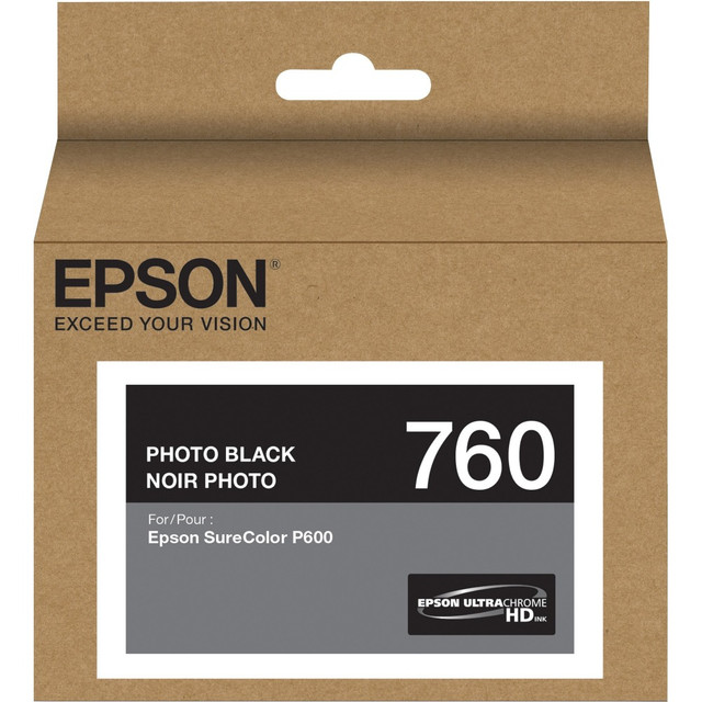 Cartridges are sold separately  UltraChrome HD ink for imaging excellence  Part of a 9-color ink set for clear, vibrant prints  1.5 times denser than previous generation  Compatible with Epson SureColor P600  Recycling solution - designed to encourage recycling, helping you divert materials from landfill.