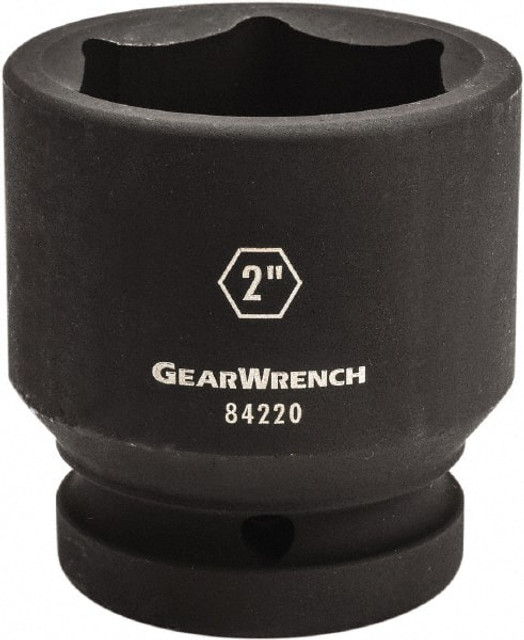 GEARWRENCH 84239 Impact Socket: 1" Drive, 3-3/8" Socket, Hex Drive