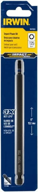 Irwin 1837528 Power Screwdriver Bit: T25 Torx