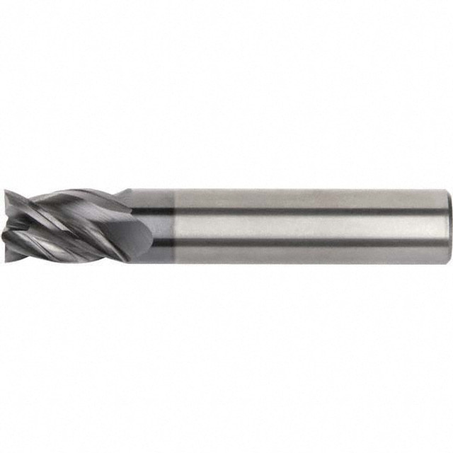 Kennametal 6769682 Square End Mill:  0.1575" Dia, 0.315" LOC, 0.2362" Shank Dia, 4 Flutes, Solid Carbide