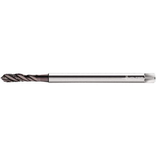 Walter-Prototyp 6268346 Spiral Flute Tap: M6 x 1.00, Metric, 3 Flute, Modified Bottoming, 6H Class of Fit, Cobalt, Bright/Uncoated
