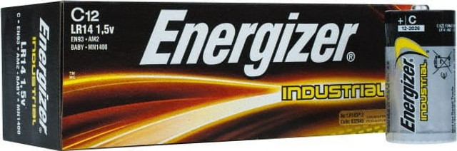 Energizer. 92797034 Standard Battery: Size C, Alkaline