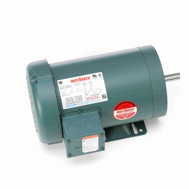 Leeson 119418.00 Premium Efficient AC Motor: TEFC Enclosure