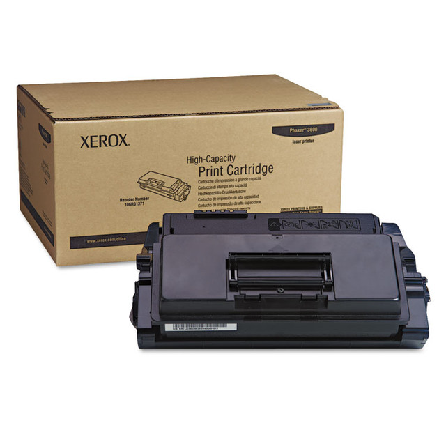 XEROX CORP. 106R01371 106R01371 High-Yield Toner, 14,000 Page-Yield, Black