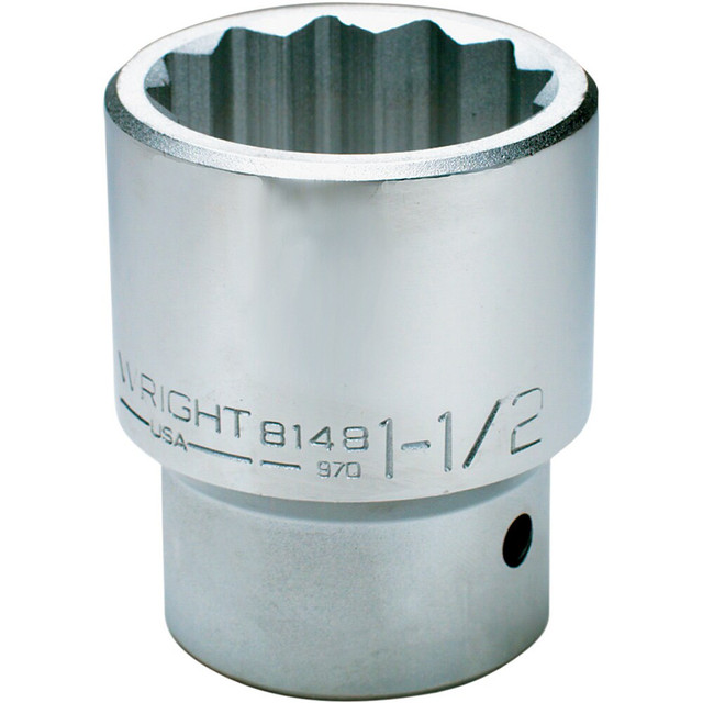 Wright Tool & Forge 8156 Hand Socket: 1-3/4" Socket, 12-Point