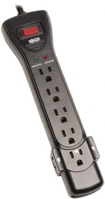 Tripp-Lite SUPER7B 7 Outlets, 120 VAC15 Amps, 7' Cord, Power Outlet Strip