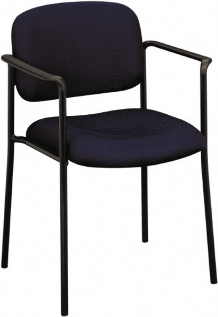 Basyx BSXVL616VA90 Fabric Navy Stacking Chair