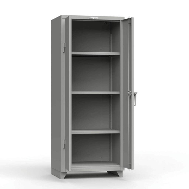 Strong Hold 2.66-243-L Steel Storage Cabinet: 30" Wide, 24" Deep, 72" High