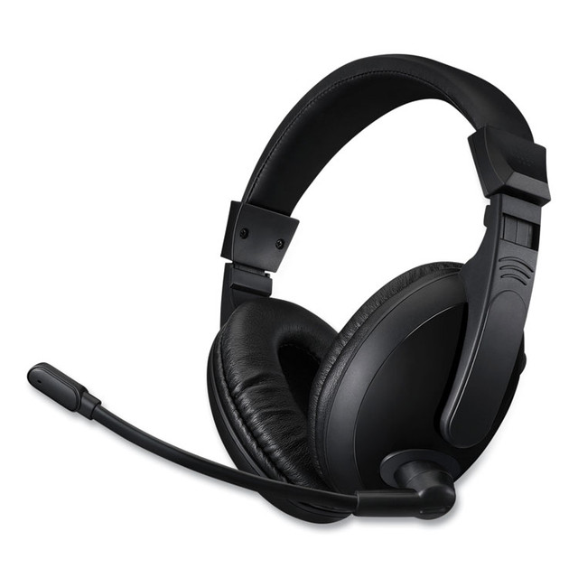 ADESSO INC XTREAMH5U Xtream H5U Binaural Over The Head Headset with Microphone, Black
