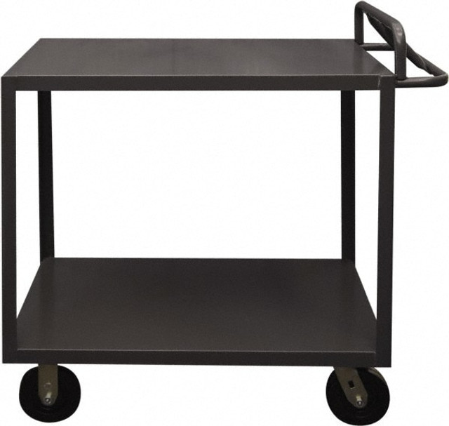 Durham RSCE-3060-2-3.6 Service Utility Cart: Steel, Gray