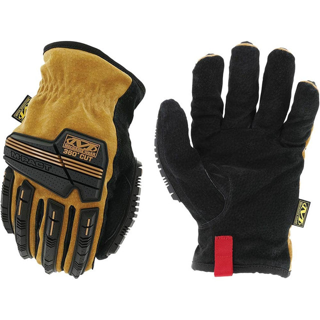 Mechanix Wear LDMPLT-X75-011 Cut-Resistant Gloves: Size XL, ANSI Cut A4, Leather & TPR