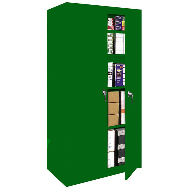 Steel Cabinets USA FS-48MAG2-LEG Storage Cabinets; Cabinet Type: Lockable Welded Storage Cabinet ; Cabinet Material: Steel ; Cabinet Door Style: Flush ; Locking Mechanism: Keyed ; Assembled: Yes ; Mounting Location: Free Standing