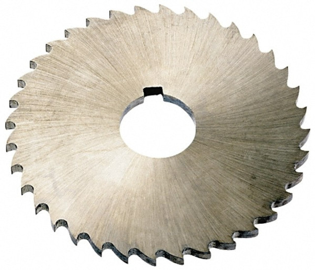 Keo 09360 Slitting & Slotting Saw: 4" Dia, 5/32" Thick, 1" Arbor Hole, 40 Teeth, High Speed Steel