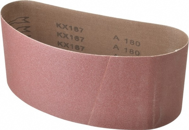 Tru-Maxx 7269 Abrasive Belt: 4" Wide, 24" Long, 180 Grit, Aluminum Oxide