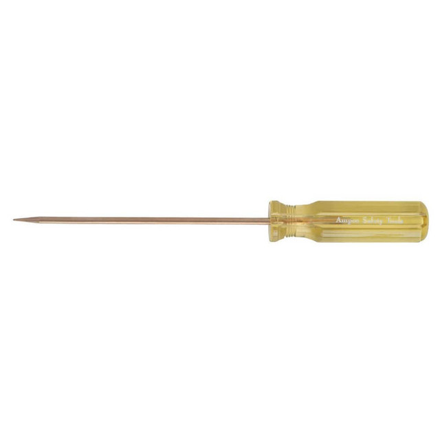 Ampco A-10 Awls; Tool Type: Scratch Awl ; Shank Material: Aluminum ; Overall Length: 13.63 ; Handle Color: Yellow