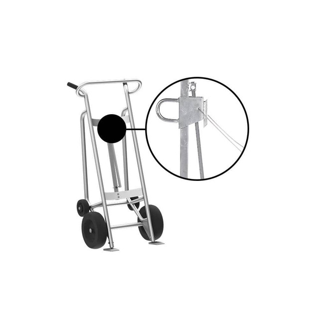 Valley Craft F82175A2C Drum & Tank Handling Equipment; Load Capacity (Lb. - 3 Decimals): 1000.000 ; Equipment Type: Drum Hand Truck ; Overall Width: 26 ; Overall Height: 59in ; Overall Depth: 21in ; Material: Steel