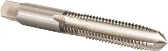 Hertel K020249AS Straight Flute Tap: M10x1.50 Metric Coarse, 4 Flutes, Plug, High Speed Steel, Bright/Uncoated