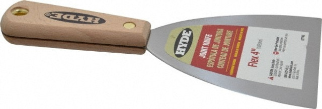 Hyde Tools 07745 Putty Knife: Steel, 4" Wide