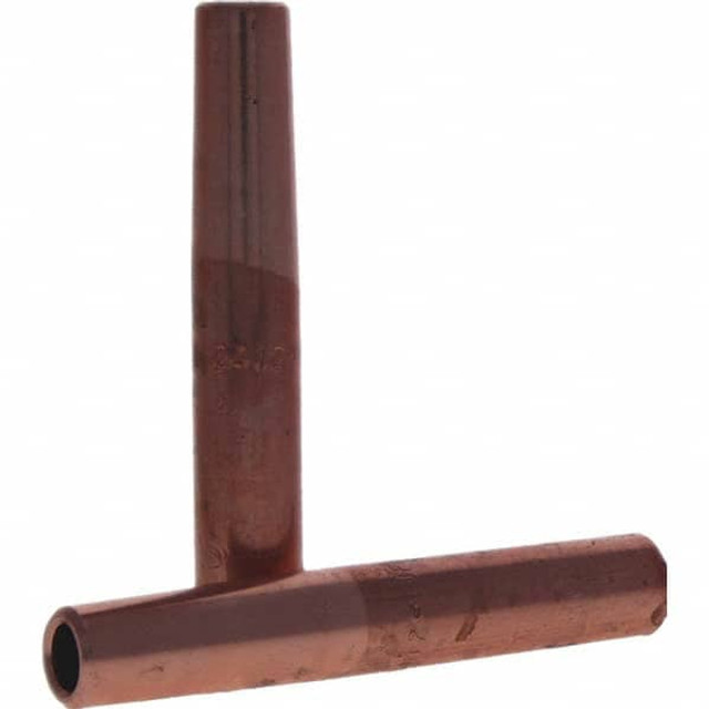 Tuffaloy 141-2412 Spot Welder Tips; Tip Type: Straight Tip F Nose (Radius) ; Material: RWMA Class 2 - C18200