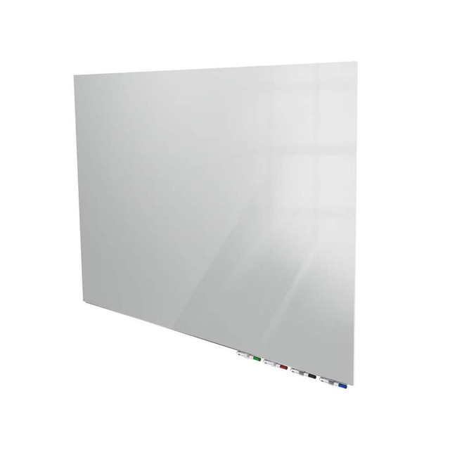 Ghent ARIASM23GY  Aria Low Profile Magnetic Glass Whiteboard, 2'H x 3'W, Horizontal, Gray