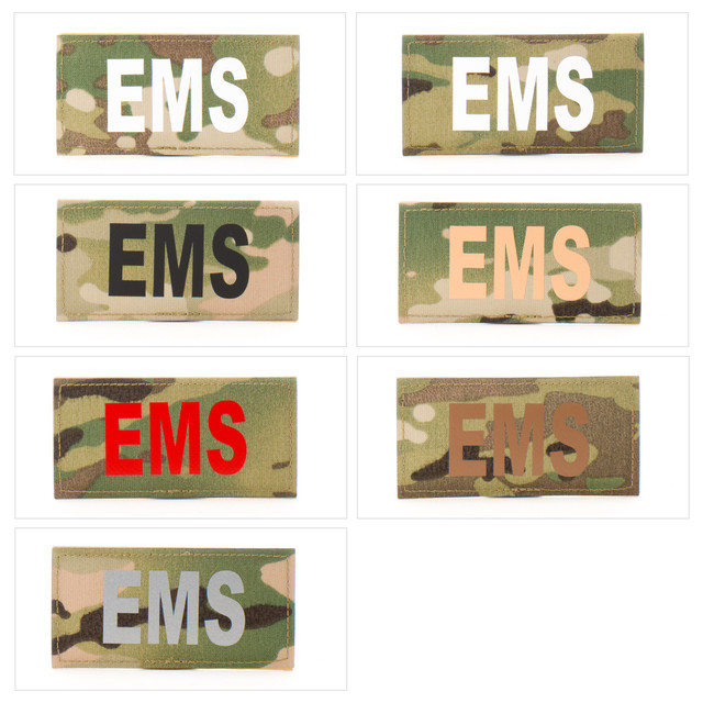Eleven 10 E10-7001-EMS-MTC/BLK 2x4 Med ID Patch