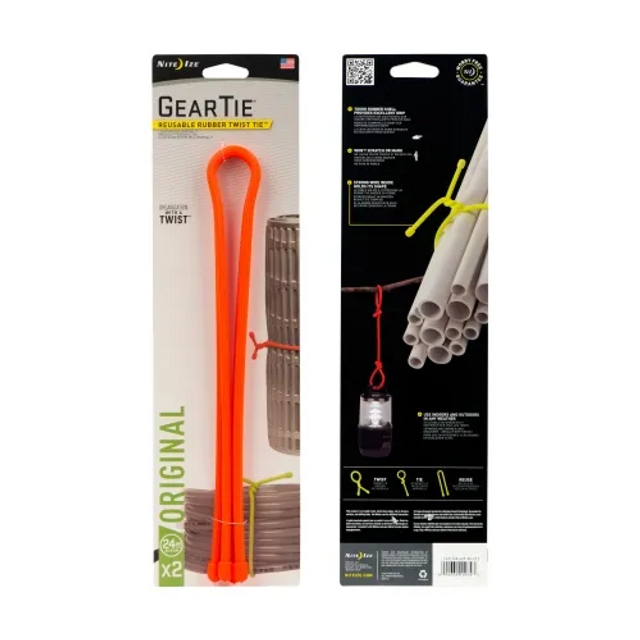 Nite-Ize GT24-31-2R3 Gear Tie Reusable Rubber Twist Tie Nite-Ize GT24-31-2R3 Gear Tie Reusable Rubber Twist Tie