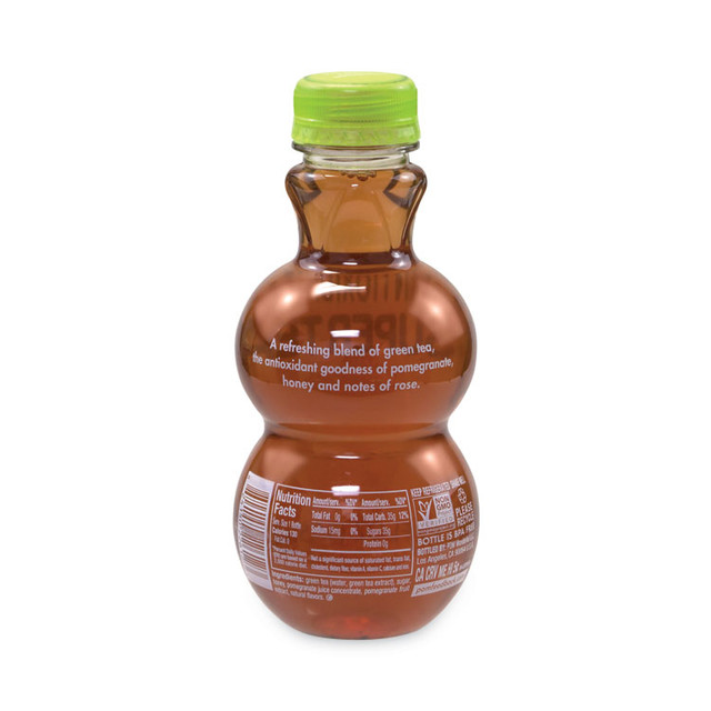 THE WONDERFUL COMPANY, LLC POM 30700049 Antioxidant Super Tea, Pomegranate Honey Green Tea, 12 oz Bottles, 6/Carton