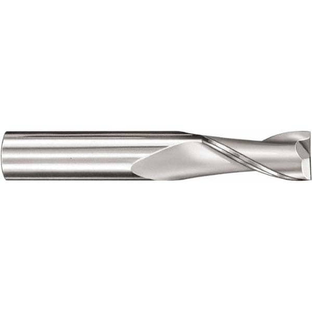 SGS 48661 Square End Mill: 0.315'' Dia, 0.7874'' LOC, 2 Flutes, Solid Carbide