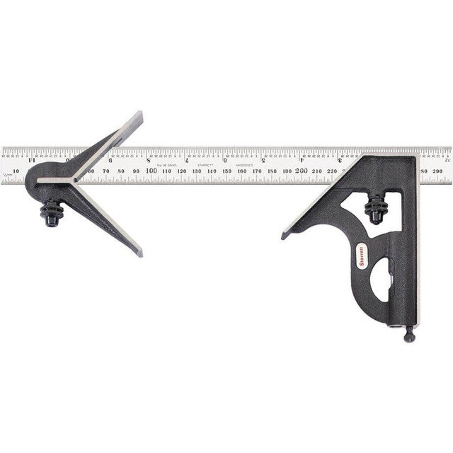 Starrett 50068 3 Piece, 11-3/4" Combination Square Set