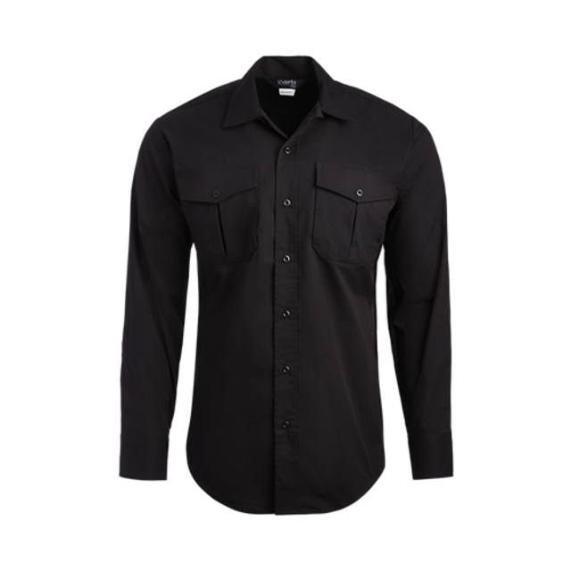 Vertx VTX8240BKXLARGESHORT Fusion Flex Long Sleeve Shirt