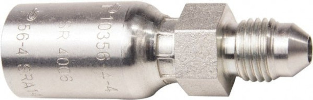 Parker 10356-12-12 Hydraulic Hose Male JIC Rigid Straight Fitting: 12 mm, 1-1/16-12, 5,000 psi