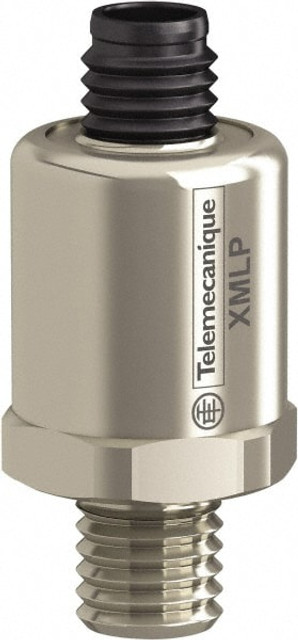 Schneider Electric XMLPM00RD13F Pressure Sensors; Pressure Sensor Size (psi): 14.50 ; Electrical Connector Type: 4-pin M12 Male ; Fluid Connector Type: 1/4"-18 NPT (male)