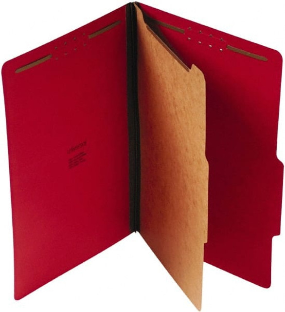 UNIVERSAL UNV10213 Classification Folder: Legal, Ruby Red, 10/Pack
