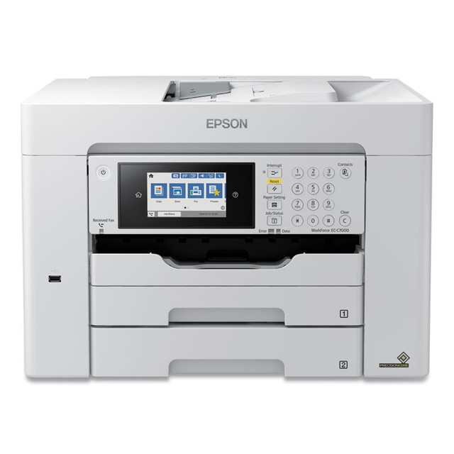 EPSON AMERICA, INC. C11CH67202 WorkForce EC-C7000 Wide-Format All-in-One Inkjet Printer