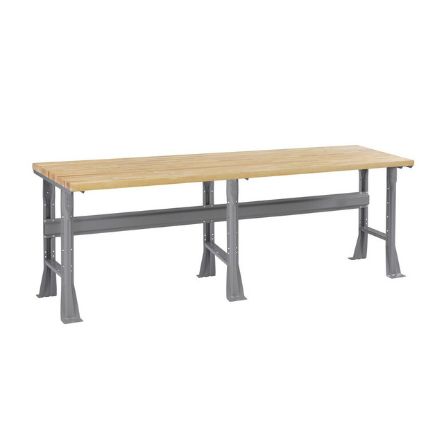 Tennsco WB-1-3096W-MGY Stationary Workbench: Medium Gray