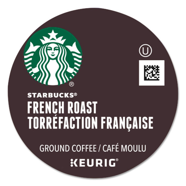 STARBUCKS COFFEE COMPANY 011111158 French Roast K-Cups, 24/Box